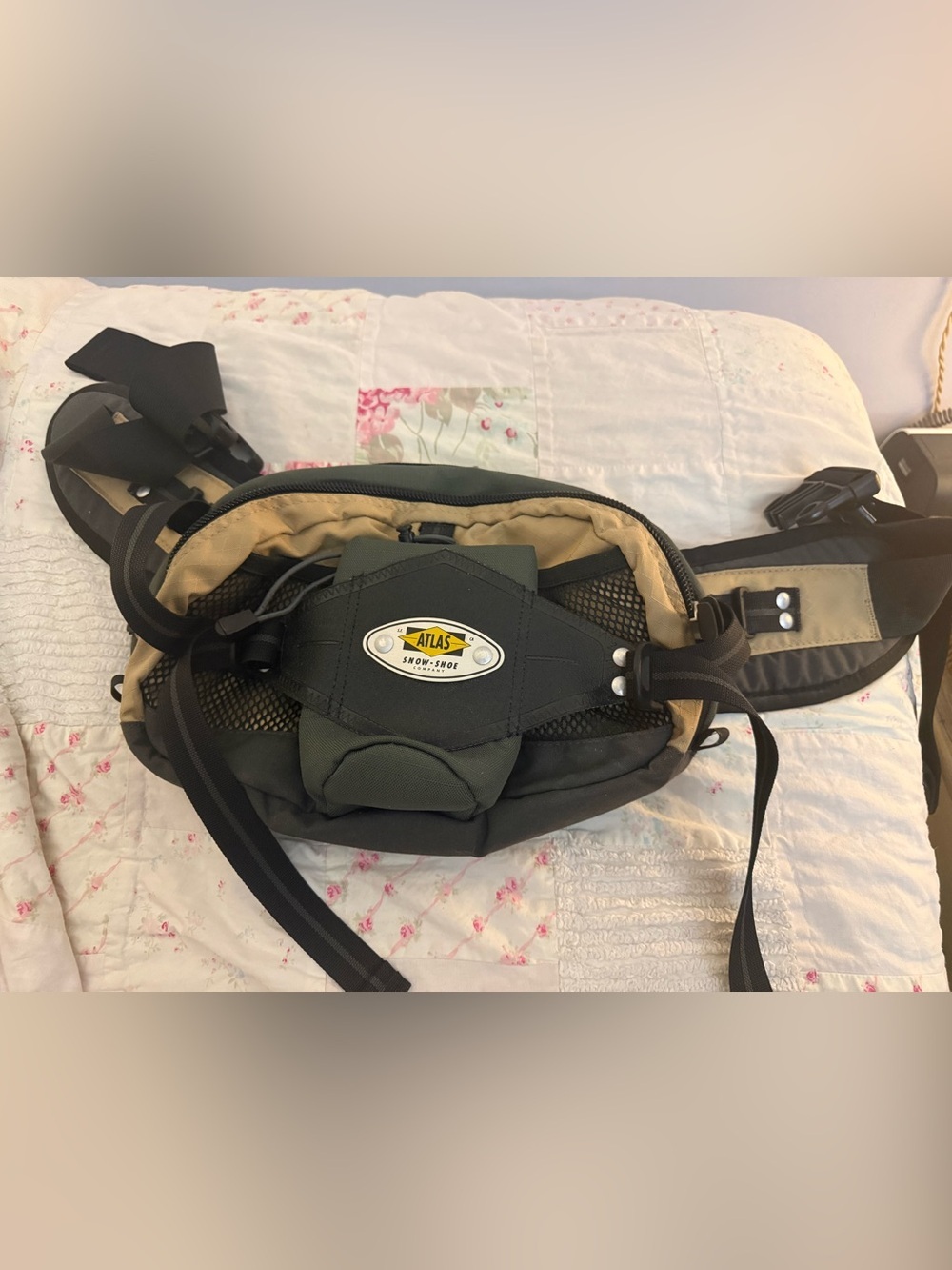 Vintage Atlas Snow-Shoe Company Lumbar Pack